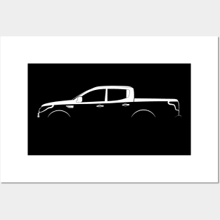 Mitsubishi L200 (2015) Silhouette Posters and Art